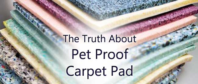 pet proof carpet pad