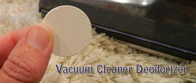 vacuum cleaner bag deodorizer